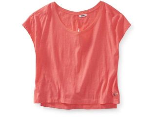 Aeropostale Womens Open Back Sleep Tee T Shirt Pajama Top 724 M