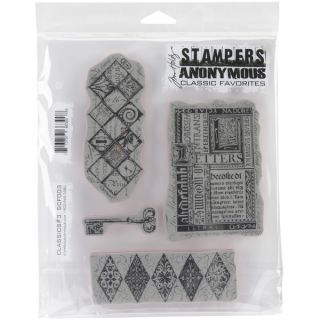 Tim Holtz Cling Rubber Stamp Set Classics #3  ™ Shopping