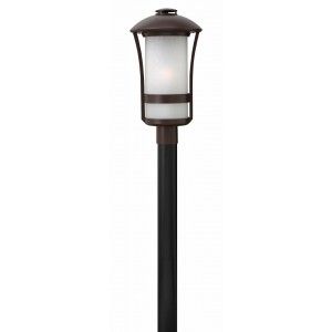 Hinkley Lighting 2701AR LED LED Outdoor Light, 15W Chandler Post   Anchor Bronze