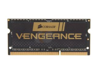 CORSAIR Vengeance 8GB 204 Pin DDR3 SO DIMM DDR3 1600 (PC3 12800) Laptop Memory Model CMSX8GX3M1A1600C10