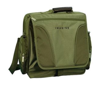 Imagine Eco friendly 15.6 inch Khaki Green Laptop Messenger Bag
