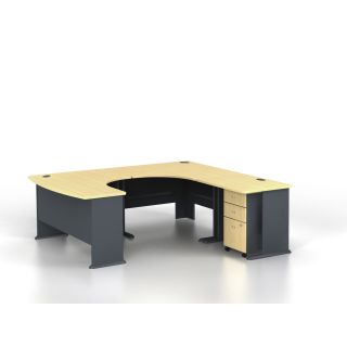 Bush Business Furniture Series A U Shaped Desk Office Suite