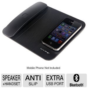 Hype Bluetoothspeaker with Handset   Multi function Button, Built in Speaker, Bluetooth, Extra USB Port, Anti slip Pad    HY 101