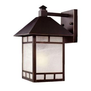 Acclaim Lighting Artisan Collection 1 Light Architectural Bronze Outdoor Wall Mount Fixture 9012ABZ