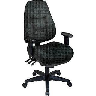 Office Star Super Ergonomic High Back Chair, Jet