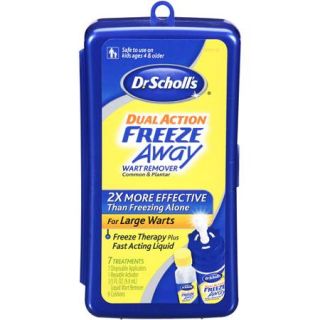Dr. Scholl's Dual Action Freeze Away Wart Remover Kit, 18 pc