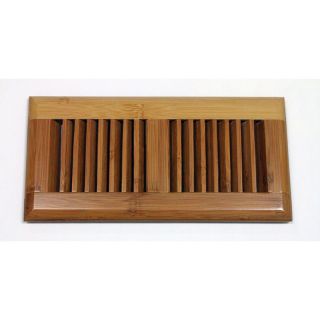 Moldings Online 5.63 x 11.25 Bamboo Wood Surface Mount Vent Cover