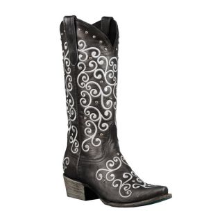 Lane Boots Womens Willow Black Cowboy Boots