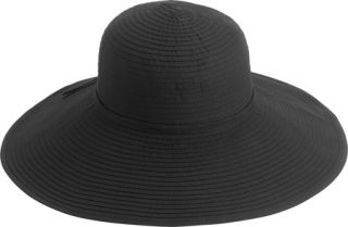 Womens San Diego Hat Company Ribbon Braid Large Brim Hat RBL202   Black