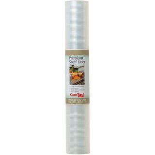 Con Tact Premium Ribbed Shelf Liner, 18" x 15' Roll, Clear