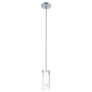 Philips Scales 1 Light Nickel Hanging Pendant with Medium Base Clear Glass 507611748