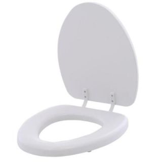BEMIS Soft Elongated Closed Front Toilet Seat in White 113EC 000