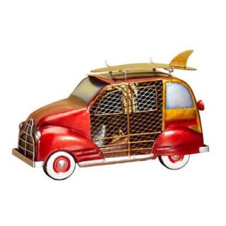 Deco Breeze 7 in. Figurine Fan Woody Car DBF0272
