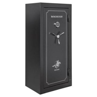 Winchester Safes 59 in. H x 28 in. W x 22 in. D Ranger 24 Gun Electronic Lock UL Listed Gun Safe with 1.25 in. Locking Bolts DISCONTINUED RAN 19 BLACK E
