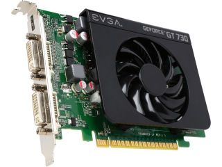 Refurbished EVGA GeForce GT 730 DirectX 12 (feature level 11_0) 02G P3 2738 RX 2GB 128 Bit DDR3 PCI Express 2.0 Video Card