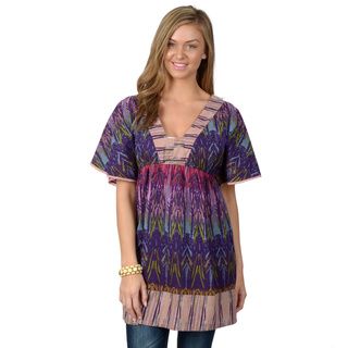 Funky People Womens V Neck Tunic