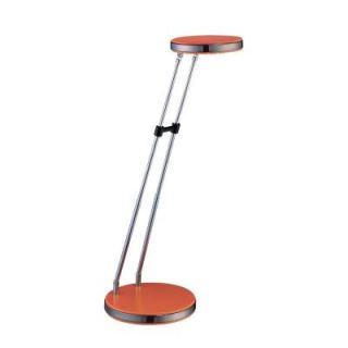 Illumine Designer Collection 15.5 in. Orange Desk Lamp with Orange Acrylic Shade CLI LS 21170ORN