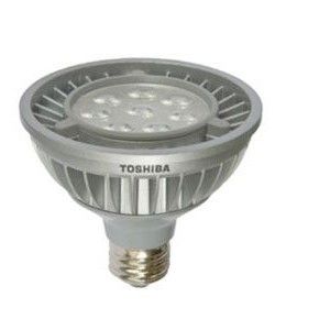 Toshiba 16P30S/827NFL23 LED Light Bulb, PAR30 Short Neck E26 Narrow Flood, 120V, 16.3W (70W Equivalent)    Dimmable   2700K   780 Lumens