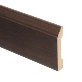 Zamma Maple Chocolate 9/16 in. Thick x 3 1/4 in. Wide x 94 in. Length Laminate Wall Base Molding 013041591