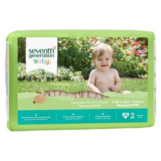 Seventh Generation Free & Clear Baby Diapers   Case (Select Size