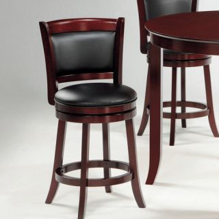 Woodhaven Hill 24 Swivel Bar Stool with Cushion