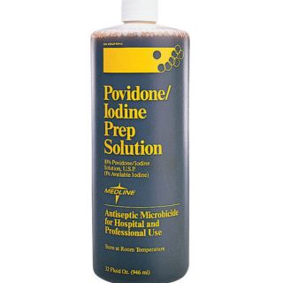 Medline 1 pint Povidone/ Iodine Prep Solution (Case of 24)   10249084