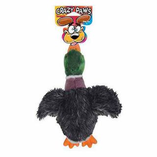 Sergeants Pet Care Products Crazy Paws Plush Duck Dog Toy