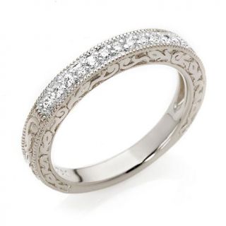 Xavier 0.18ct Absolute™ Pavé Vintage Inspired Half Eternity Band R   7103767