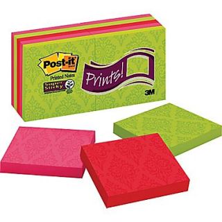 Post it Super Sticky 3 x 3 Print Notes, 10 Pads/Pack