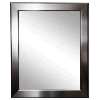 American Made Rayne Modern Stainless Silver Wall Mirror