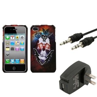 BasAcc Case/ Charger/ 3.5 mm Audio Cable for Apple® iPhone 4/ 4S