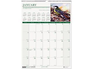 House Of Doolittle 3711 Wild Birds Monthly Wall Calendar