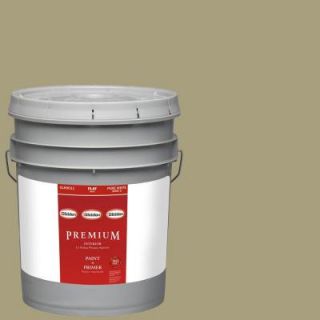 Glidden Premium 5 gal. #HDGG12 Artichoke Leaf Flat Latex Interior Paint with Primer HDGG12P 05F