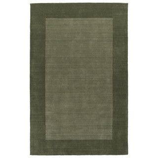 Borders Hand Tufted Fern Wool Rug (80 x 100)