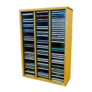 Wood Shed Multimedia Storage Rack