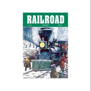 Railroad Magazine Through The Snow, 1952 Print (Canvas 20x30)