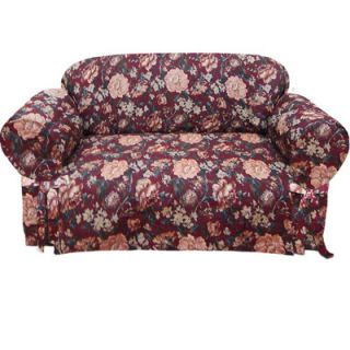 Tapestry Loveseat Slipcover by Textiles Plus Inc.