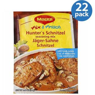 Maggi Fix & Frisch Hunter's Schnitzel Seasoning Mix, 1.06 oz, (Pack of 22)