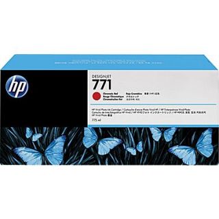 HP 771 Chromatic Red Ink Cartridges (B6Y40A), 3/Pack