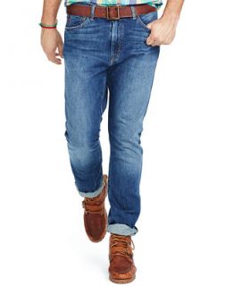 Polo Ralph Lauren Hampton Big and Tall Straight Fit Cedar Wash Jeans