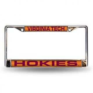 Laser Cut Chrome License Plate Frame   Virginia Tech   7606723