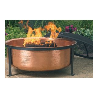 CobraCo Hand-Hammered Copper Fire Tub, Model# SH101  Firepits   Patio Heaters