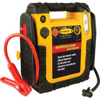 Wagan 900 Amp Battery Jumper with Air Compressor
