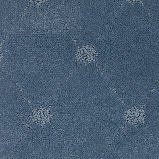 STAINMASTER TruSoft Columbia Valley Blue Cut and Loop Indoor Carpet