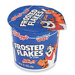 Kelloggs Frosted Flakes Cereal In A Cup 2.1 Oz Pack Of 6