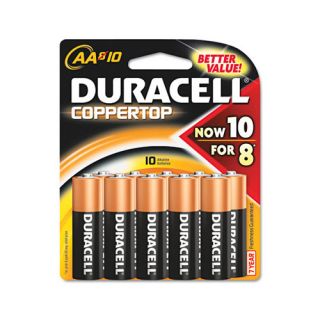 AA Cell Coppertop Alkaline Batteries by Duracell