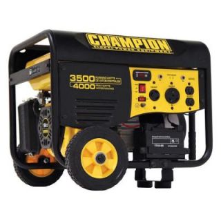 Champion Power Equipment 3,500/ 4000 Watt Gasoline Powered Portable Generator with RV Ready DISCONTINUED 46561