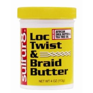 Sulfur8 Loc Twist & Braid Butter, 4 oz (Pack of 6)