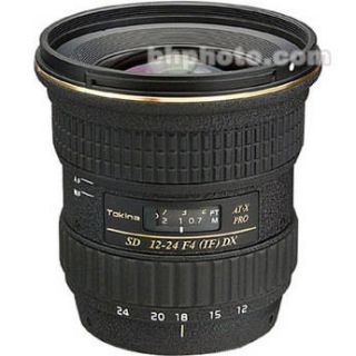 Used Tokina 12 24mm f/4 AT X 124AF Pro DX Lens ATX124AFPROC