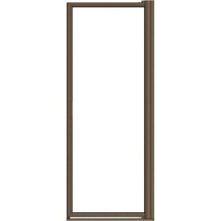 Basco Deluxe 34 7/8 in. x 63 1/2 in. Framed Pivot Shower Door in Oil Rubbed Bronze 100 9CLOR